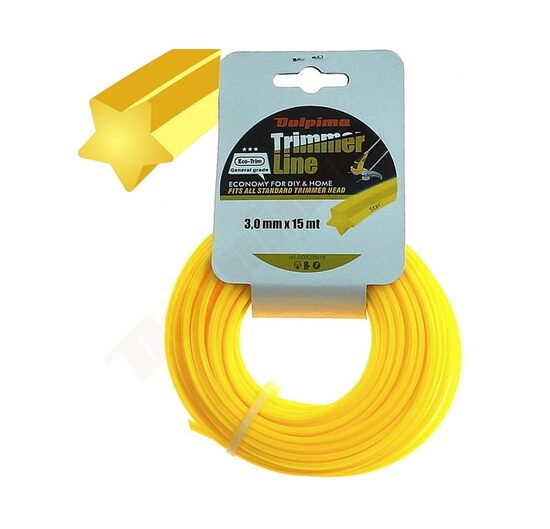 Aukla trimmerim-zvaigzne 3.0x15 m